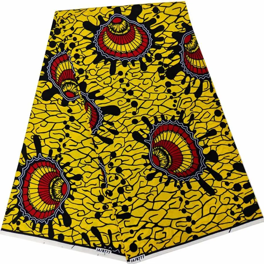 Veritable Dutch Super-W Guaranteed Super Real Wax Print Fabric Hollandais Pagne Africa Dress 100% Cotton Wax Pagne Tissu VLS0018