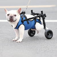 Adjustable Dog Wheelchair-Mobility Aid for Hind Legs Senior/Disabled Support Rehab Walker with Wheels Lightweight Assistive Cart