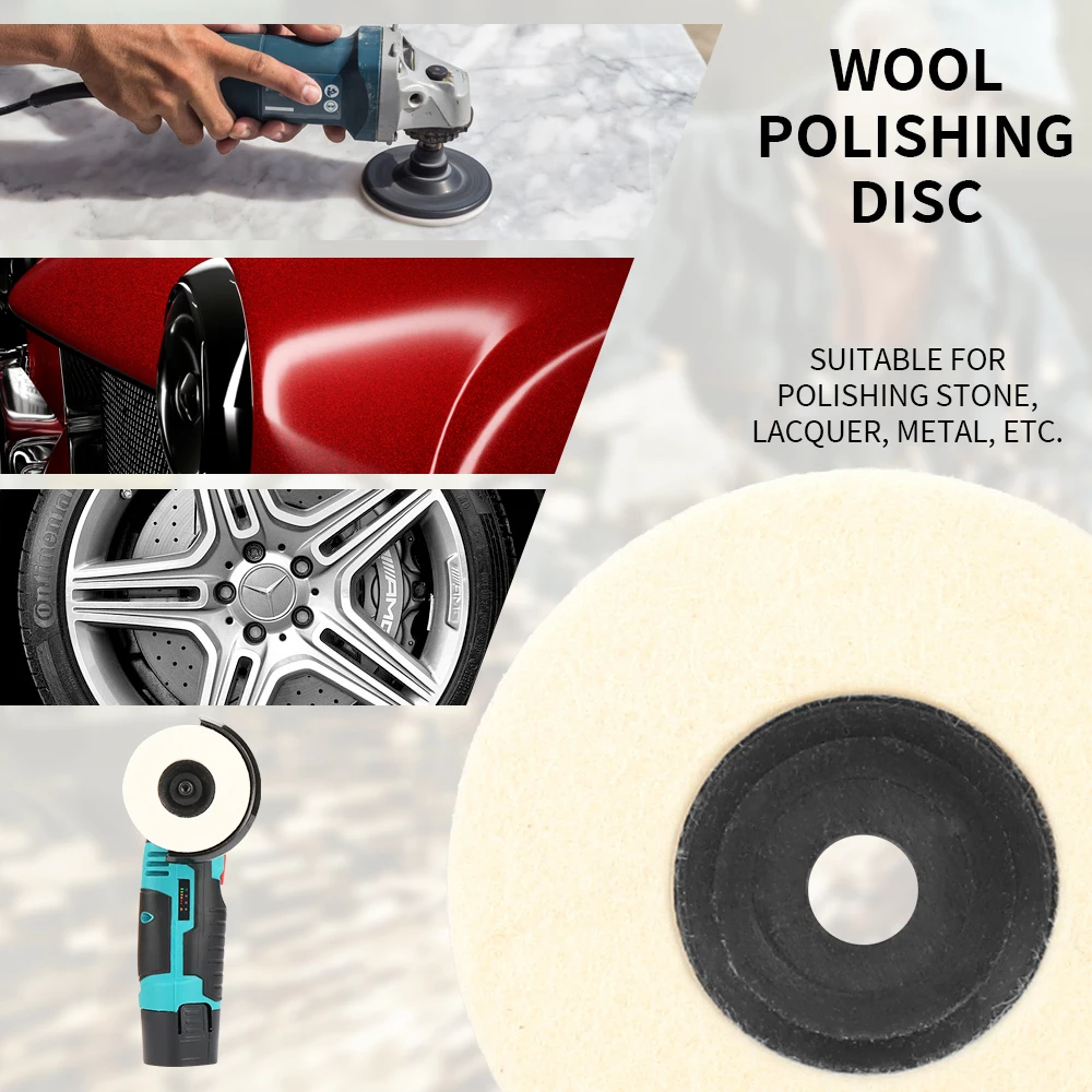 Mini Grinder Disc 75mm Cutting Disc Metal Angle Grinder Accessories Wool Polishing Pads Buffing Angle Grinder Wheel