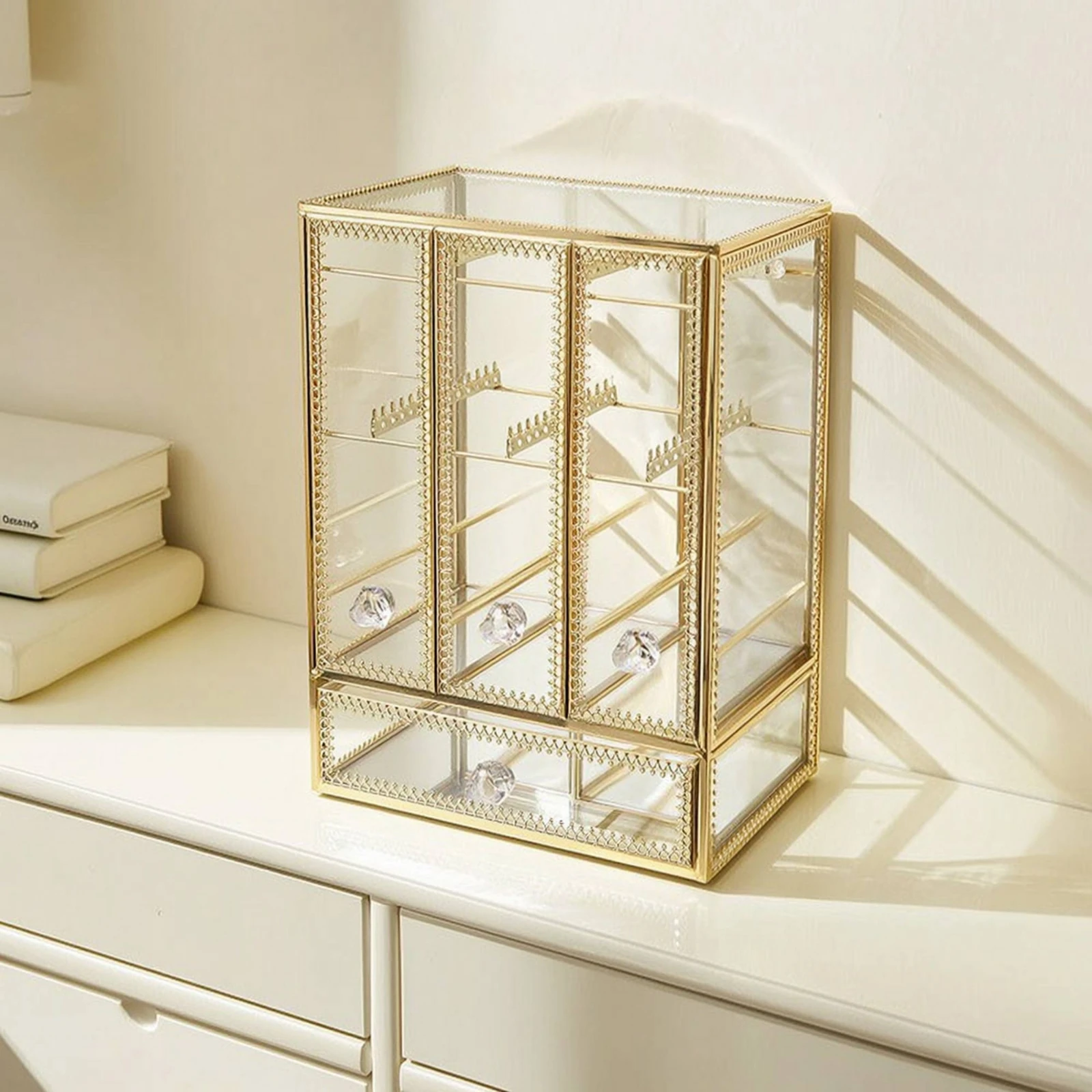 jewelry-organizer-with-hanging-rods-gold-toned-jewelry-organizer-with-drawers-3-compartment-clear-for-women-vanity-dresser