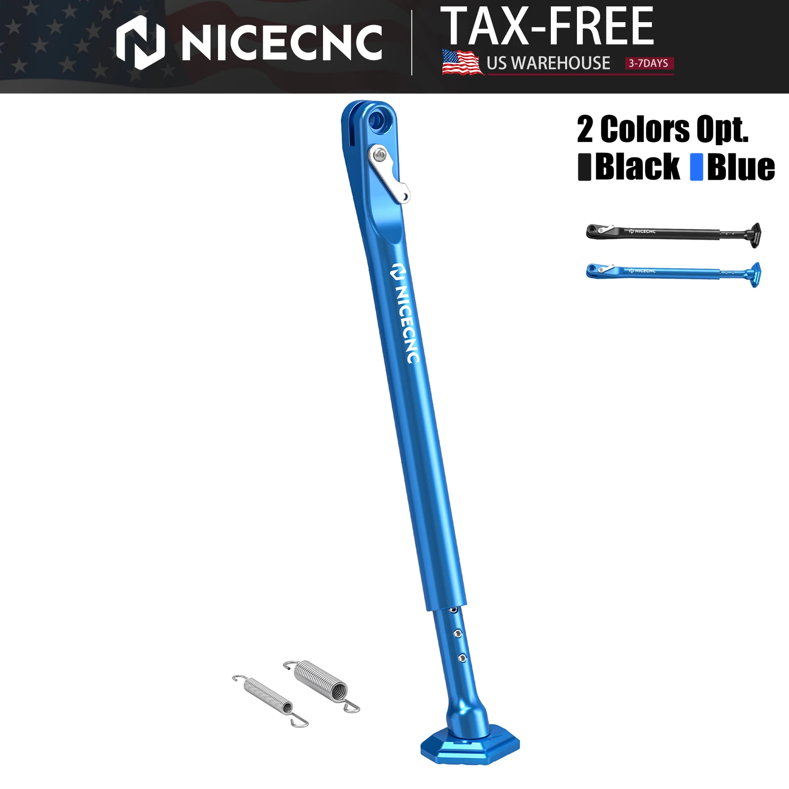 

For Sherco SE-R 300 2012-2024 Side Stand Aluminum Kickstand Adjustable SE-R 125 SE-R 250 SEF-R 250 SEF-R 350 SEF-R 450 SEF-R 500