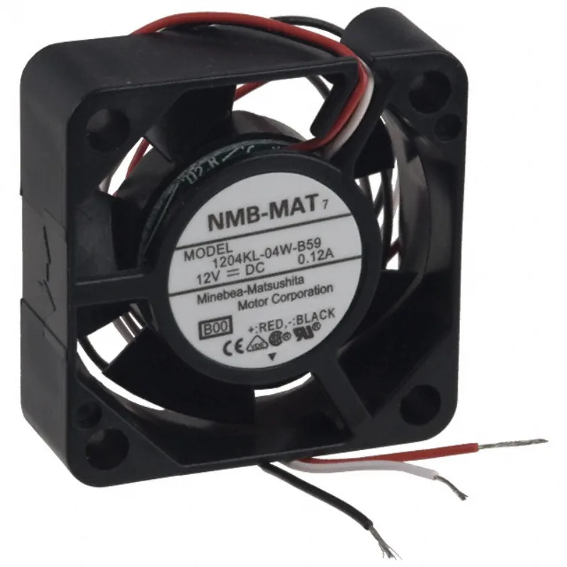 

30mm Fan for NMB 1204KL-04W-B59 12V 0.12A 3cm Cooling Fan 10500 RPM Ball Bearing for Yaskawa Drive 30x30x10mm