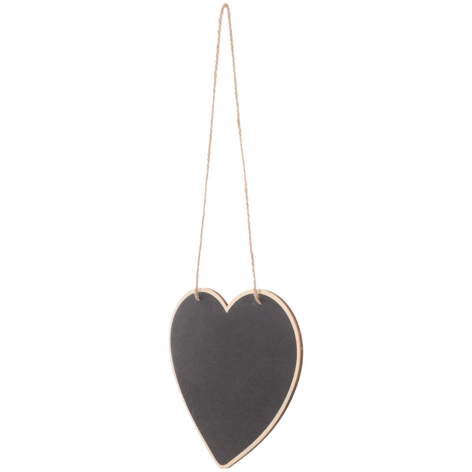 Mini Wooden Chalkboard Sign Hanging Memo Blackboard Reusable Door Message Board Writing Surface for Home Cafe Restaurant