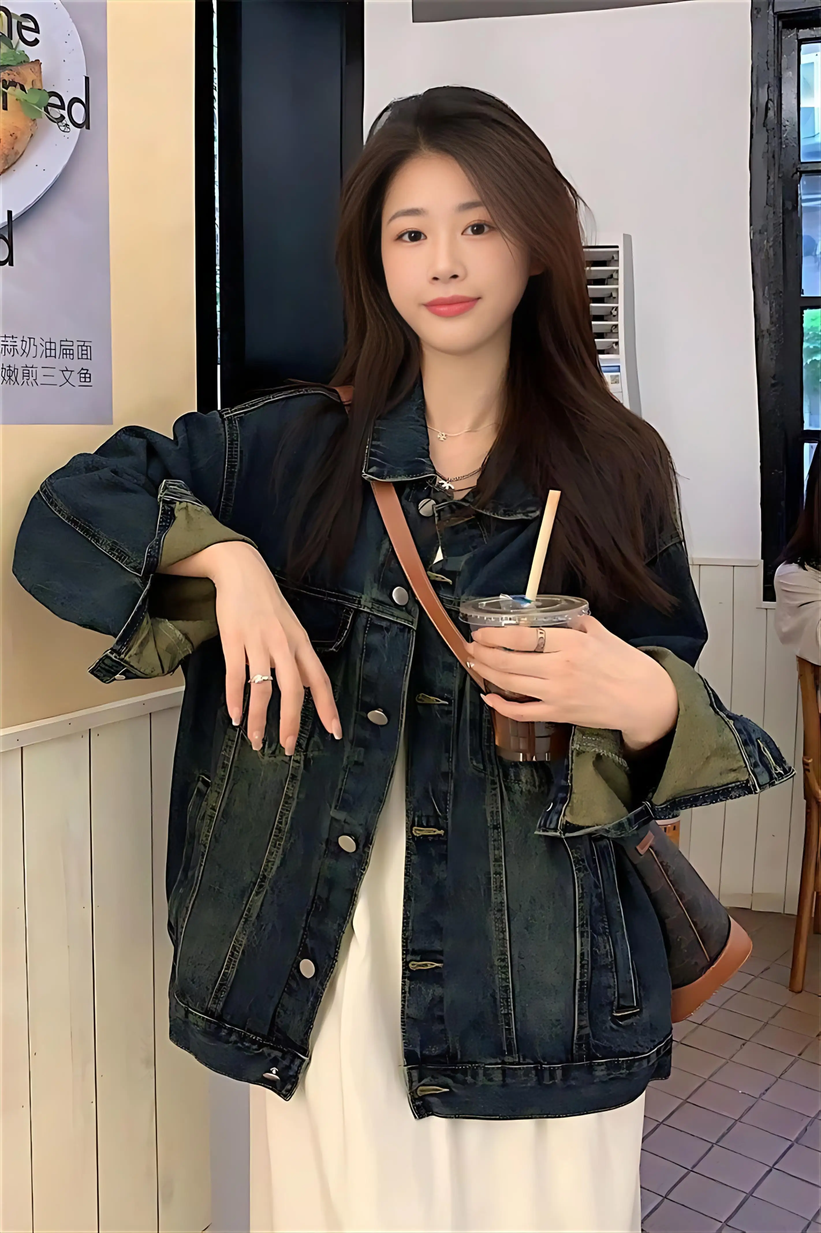 

Denim Coat Girls Womens Summer Velvet Gentle Buttoned Minimalist Soft Sashes Pocketed Outwears Layered Lightweight Jackets Femme