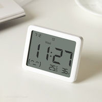 Miaomiaoce Smart Thermometer Hygrometer Alarm Clock LCD Temperature and Humidity Gauge Meter Bluetooth Weather Station Sensor