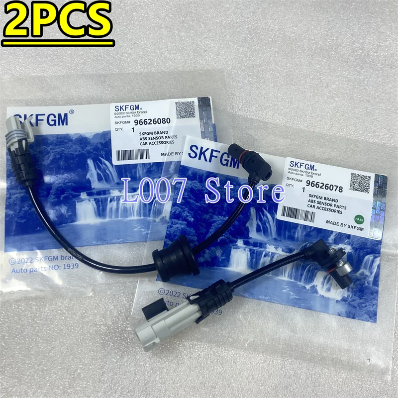 2PCS ABS Wheel Speed Sensor 96626078 96626080 For Chevrolet Equinox Holden Captiva Pontiac Saturn Opel 2007-2013 Car Spare Parts