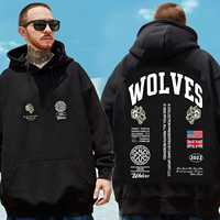 Darc Wolf Sport Hoodies Oversized Printing Hoodies Workout Gym Fitness Men's Hoodies Casual Women Darc Wolves Hoodies