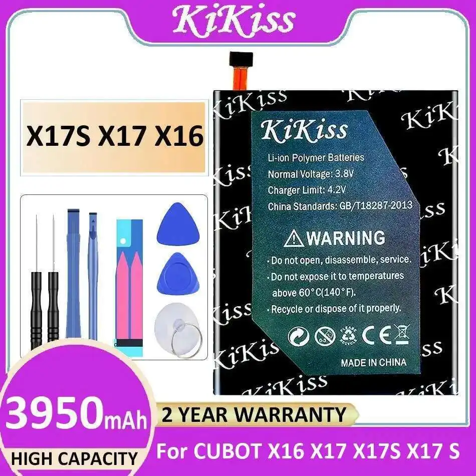 

Mobile Phone Battery For Cubot X16 X17 X17S S Premium Replacement 3950Mah