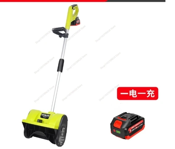 electric hand push snow thrower small road household snow clearing artifact snow plow road greenhouse removal machine