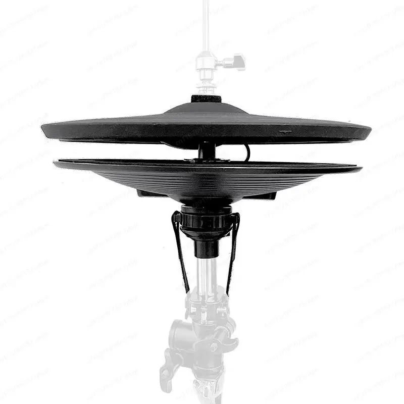 Dual-Zone Hi-Hat Cymbal Pad . Electronic Drum Simulation (Stand Not Included)