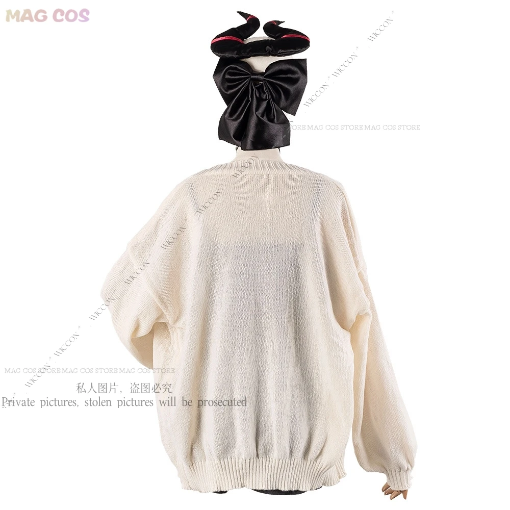 Kayoko OnikMiAnime Blue Game Archive Cosplay Costume, Robes, Noël, Halloween, Perruque, Sauna Wear, Noir et Blanc, Femme