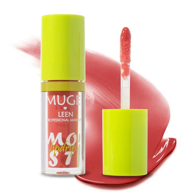 MUGE LEEN ベルベットマットリキッドリップスティックセット - 6個入り ノンスティック 欧米風メイクアップスタイル リップグロス CO:05