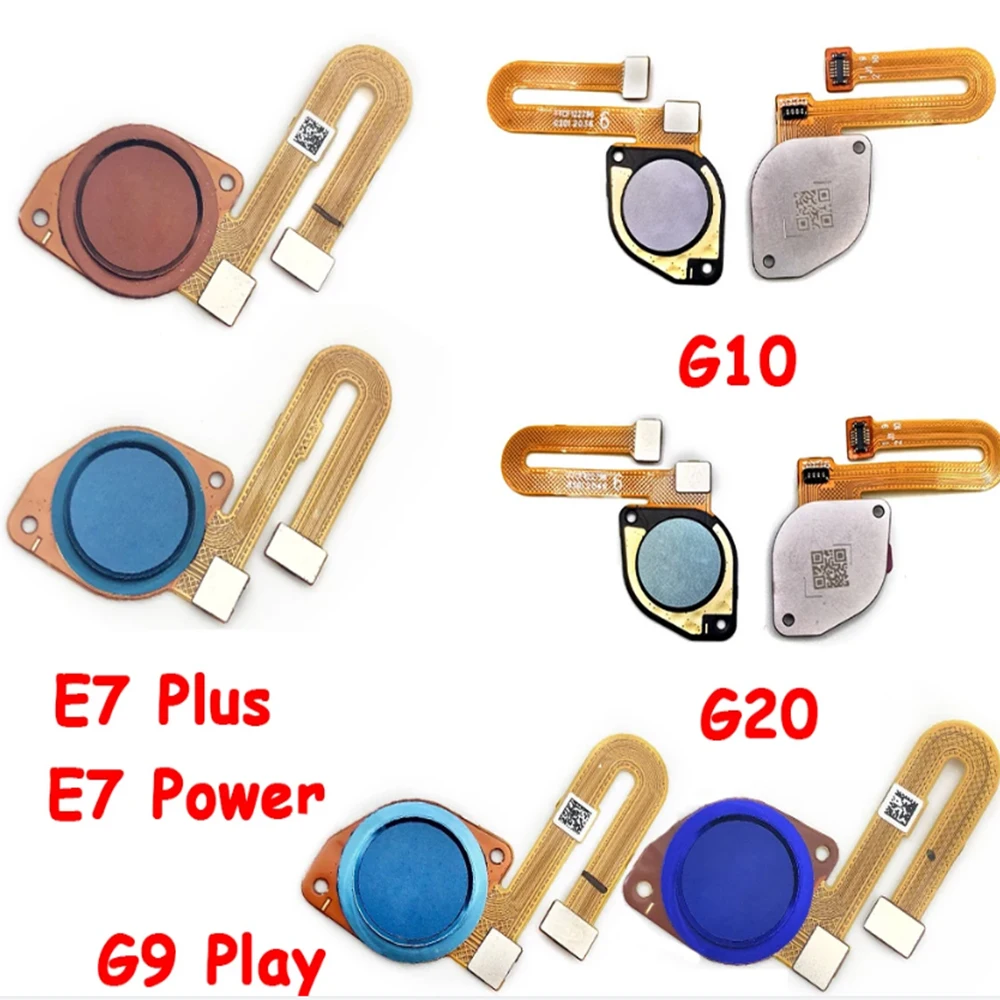 New Fingerprint Sensor Home Button Reader Touch ID Key Flex Cable For Moto G9 Play E7 Plus E7 Power G10 G20 G30 G50 G60