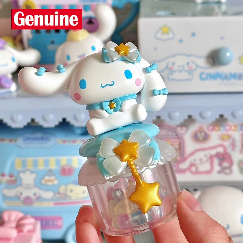 

Новая оригинальная серия десертов Sanrio, модная виниловая слепая коробка, кукла Cinnamoroll, орнамент, игрушка, коллекционные декоративные игрушки, подарки на день рождения
