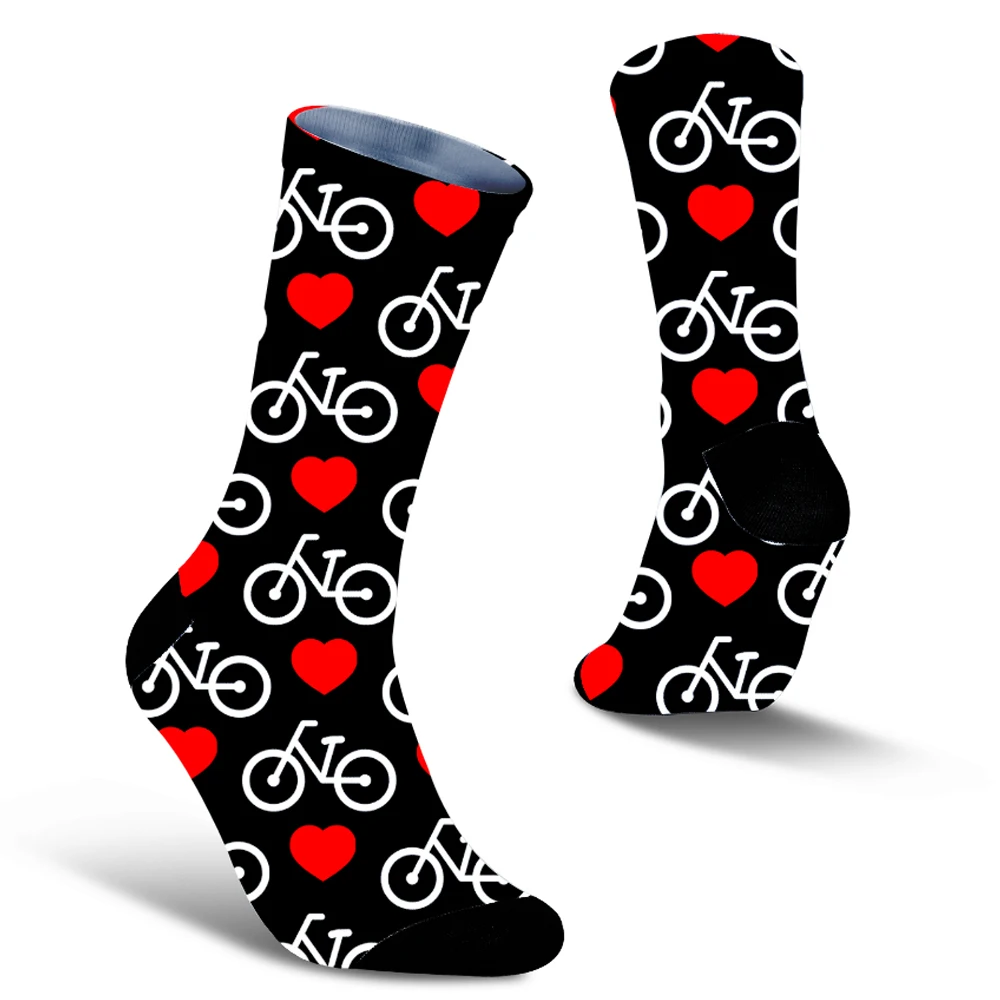 New Unisex Socks Retro Styled Bicycle Bike Mountain Stuff Comfortable Road Cycling Socks Spring Autumn Winter Best Gifts