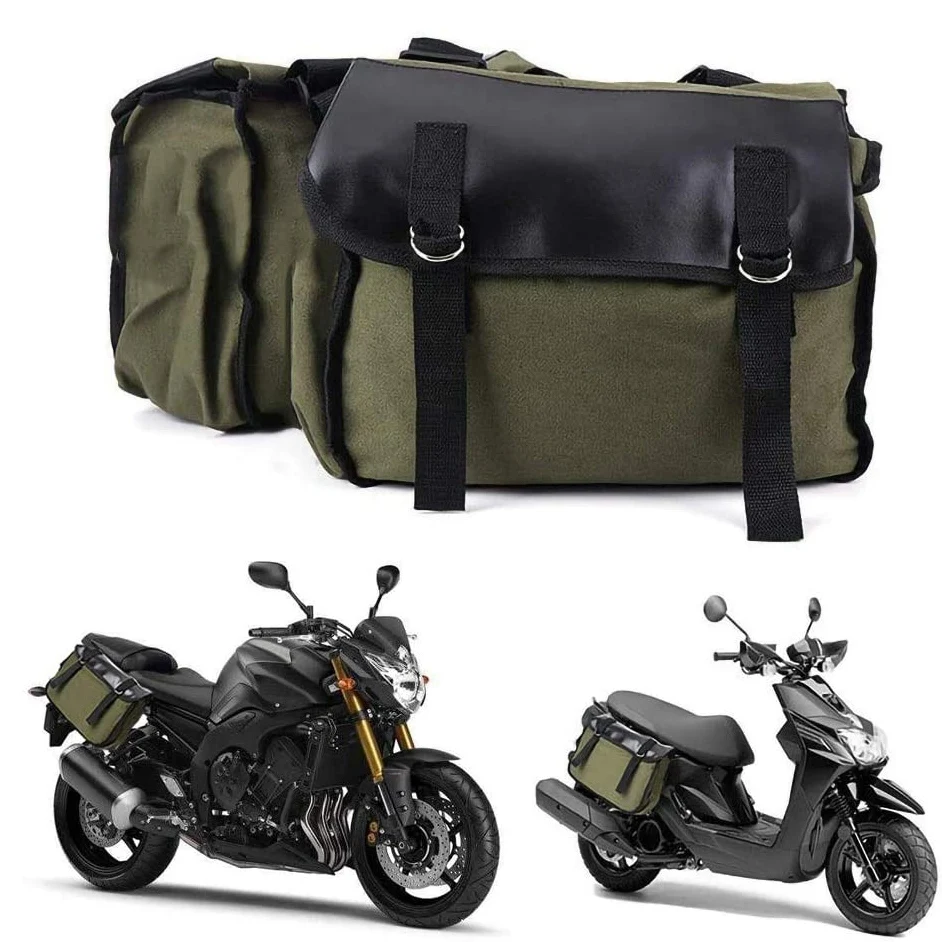 

Motorcycle Saddle Bag Double Luggage Rack Bag Side Backpack Packing Bag Saddle Bag Motorcycle Seat Bag