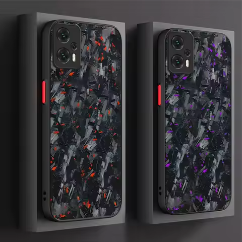 Case For Xiaomi Mi 13 12 11 Lite 5G 14 13T 12T 11T 14T Pro M5S C75 Poco X7 X6 F6 F5 X5 X3 NFC F3 M6 Pro 4G Forged Carbon Fiber