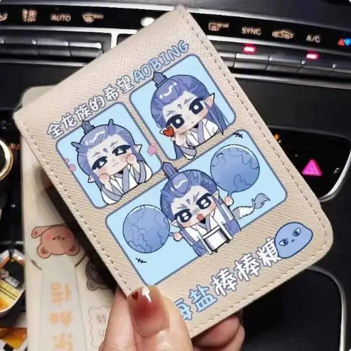 

Nezha 2, модный кошелек Aobing Dragon, кошелек из искусственной кожи, держатель для карт, сумка для косплея, подарок B2210, аниме