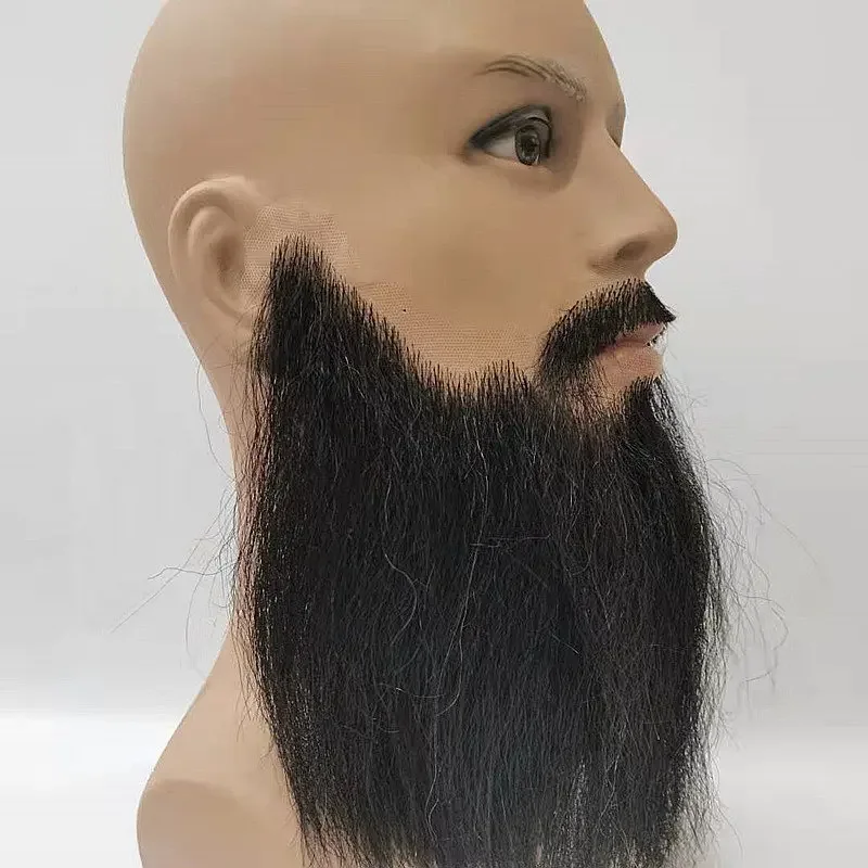 

Изготовленные на заказ аксессуары для косплея аниме-персонажей: черно-белые длинные усы и борода, реквизит для кино и вечеринок