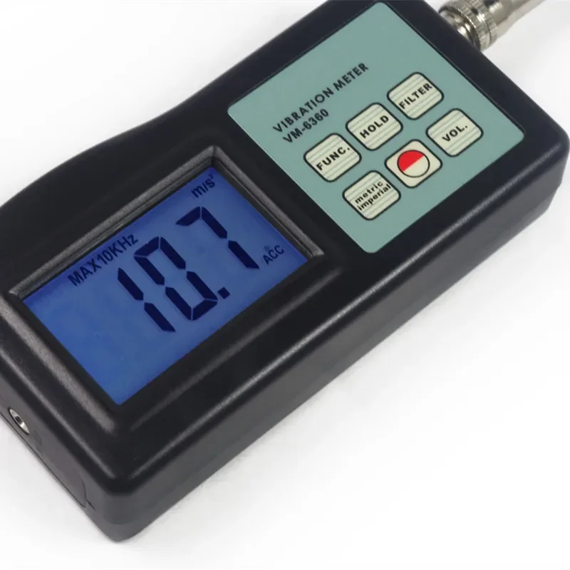 Handheld Vibration Tester  Measure Acceleration & Velocty & Displacement PLS-VM-6360