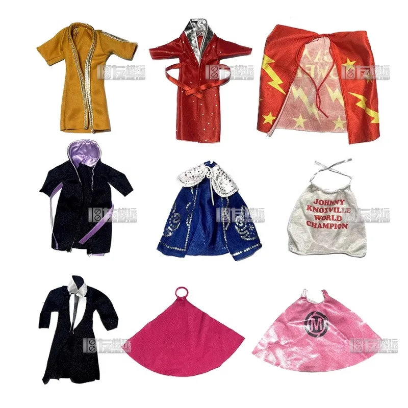 

Mattels Ring Wrestler Ⅶ Action Figure Collection Joints Movable Dolls Accessories Coats Waistcoats Ponchos Cloaks Gifts