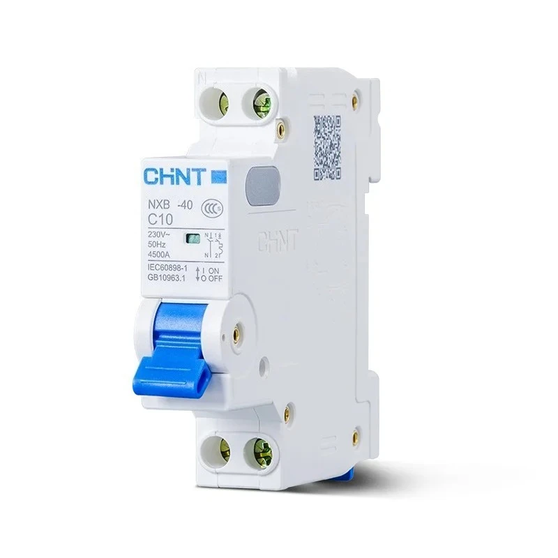 

CHINT 1P+N C Type Mini Circuit Breaker NXBE-40 10A - 40A High Quality Protection House MCB