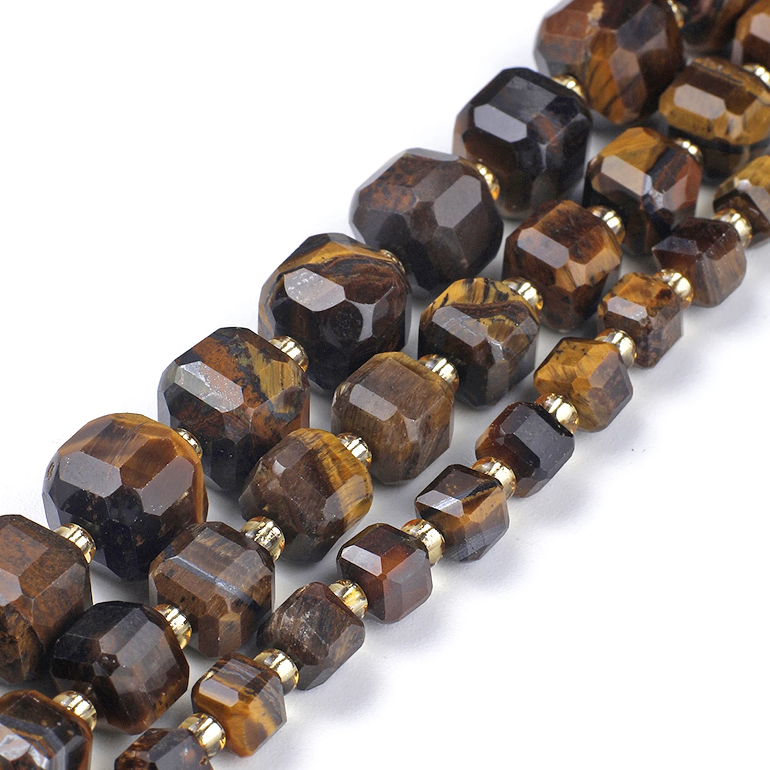 AAA Facettierte Natürliche Gelbe Tigerauge Perlen Fashion Square Cube Perlen für Schmuck Machen Diy Armband Perlen Zubehör