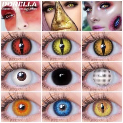 D'ORELLA Colored Contact Lenses for Eyes Cosplay Contact Lenses for Halloween 1 Pair/2Pcs  Anime Lenses Yearly Color Eye Lenses