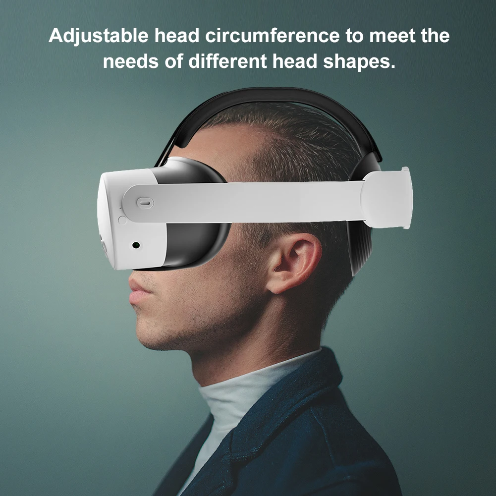 حزام رأس النخبة لـ Meta Quest 3/Quest 3S VR سماعة النخبة حزام استبدال تقليل الضغط لملحقات Quest 3VR
