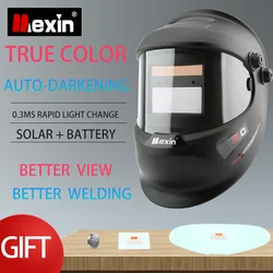 Welder Mask Chameleon Welding Mask protective equipment Solar cell Auto welding helmets  true color for tig mig Plasma welding