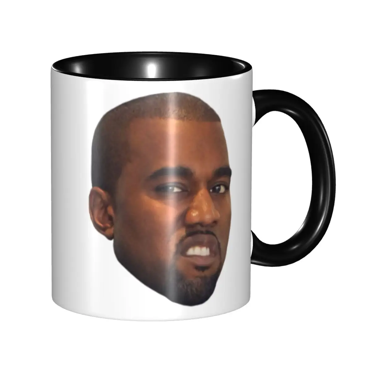 Personalized Funny Kanye West Meme Coffee Mugs DIY Rapper Music Producer Ceramic Tea Milk Cup