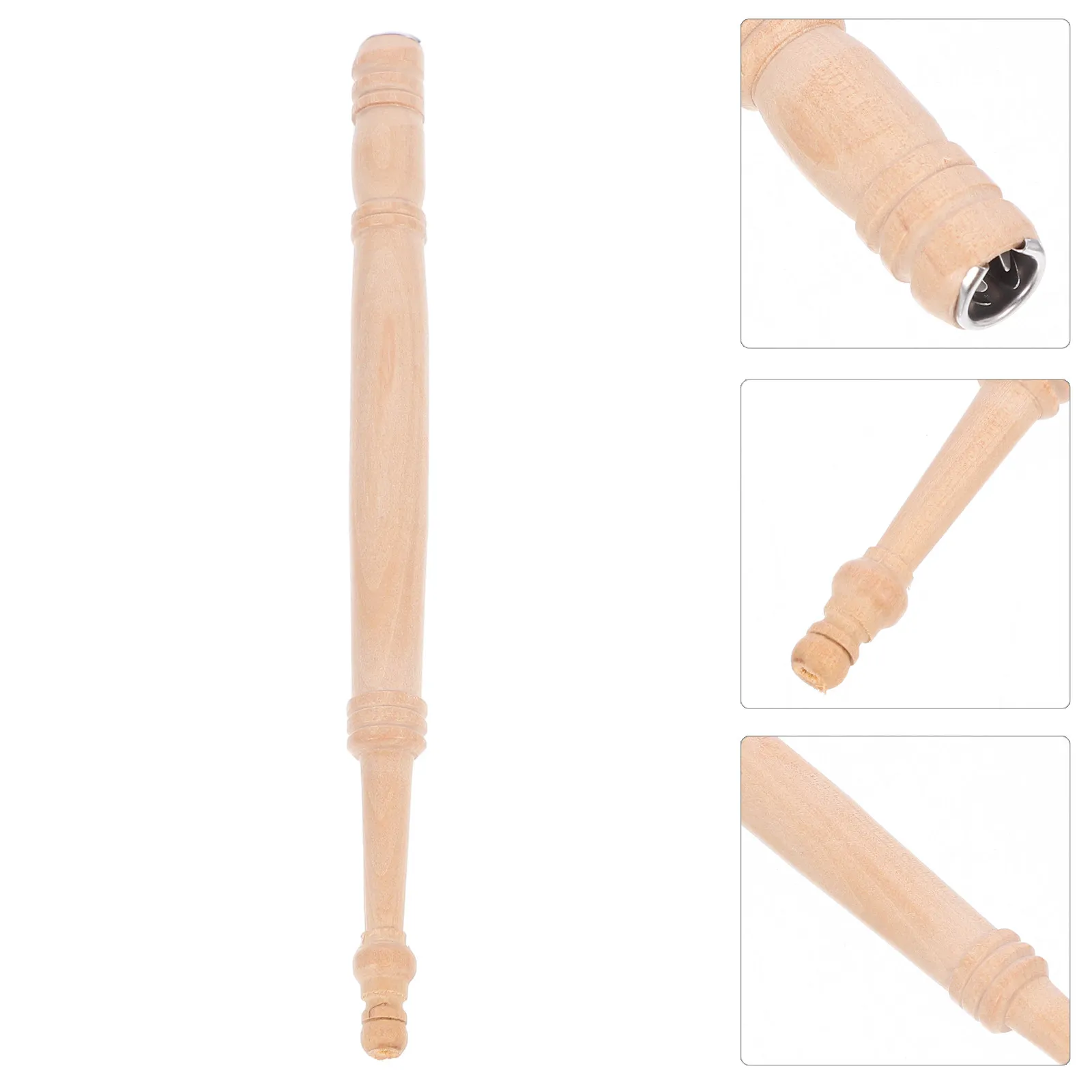 Bamboo Pencil Extender Reusable Sturdy Sketch Pen Holder for Artists Crayon Extender Office School Supplies Pencil Extension