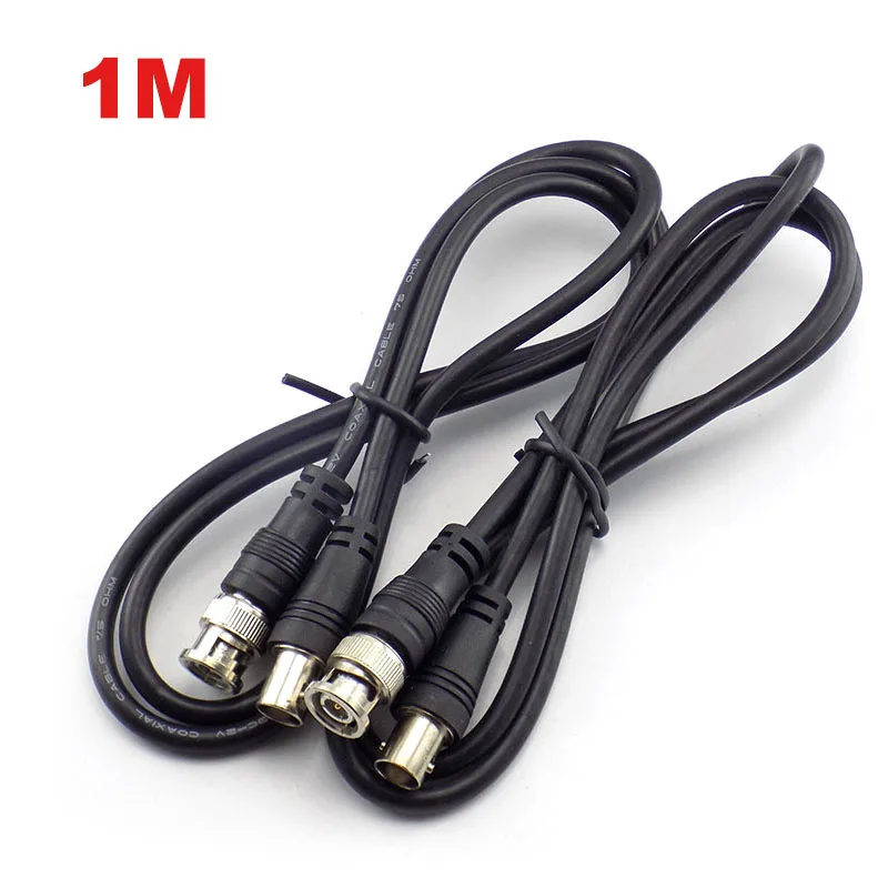 Bnc Vrouwelijke Naar Mannelijke Adapter Kabel Voor Cctv Camera Bnc Connector Verlenging Coaxiale Lijn Camera Accessoires J17