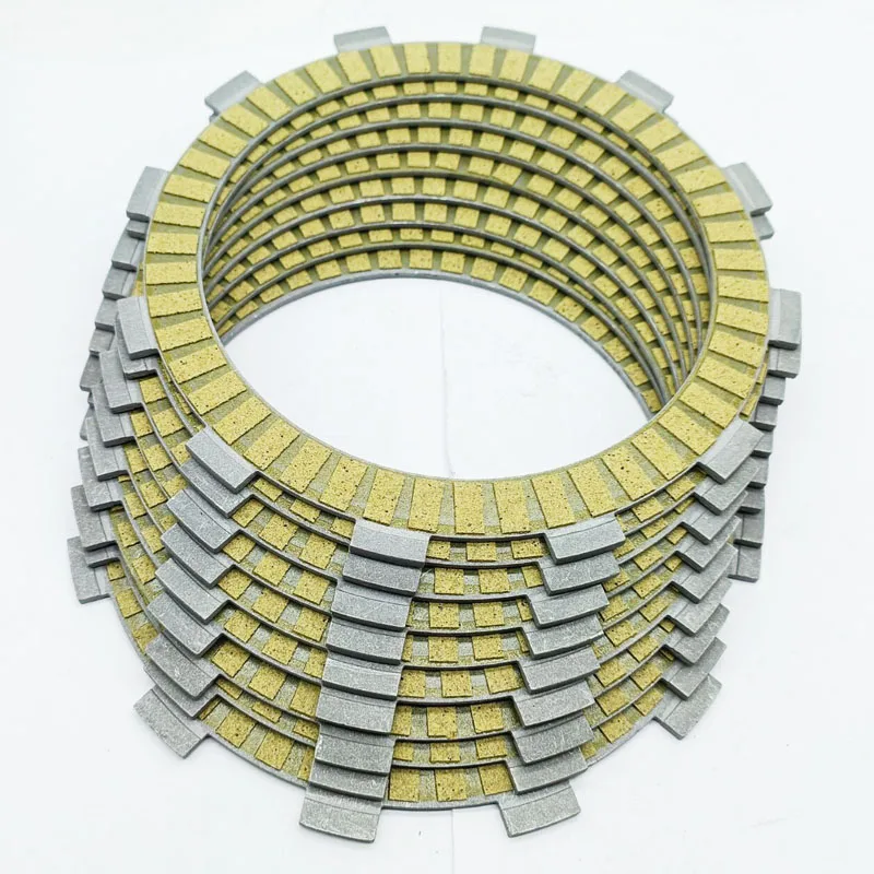 Clutch Friction Plates Fits Yamaha XT1200ZE Super Tenere 2014-2017/XVS1300 Stryker 2011-2017/FJR1300AE 2014-2015/FJR1300 2001-15