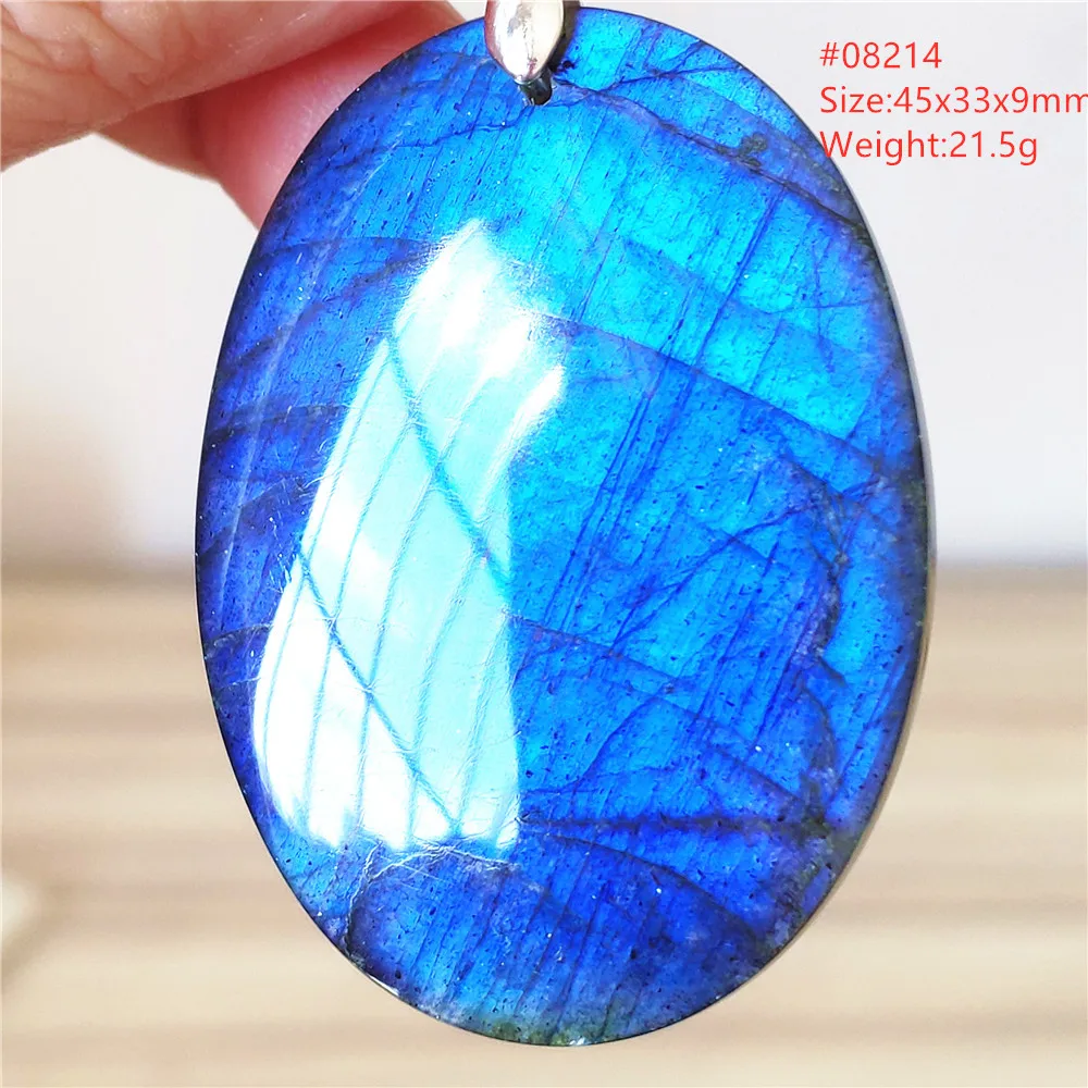 Natural Blue Labradorite Beads Pendant Purple Labradorite Jewelry Women Men Water Drop Crystal AAAAAA