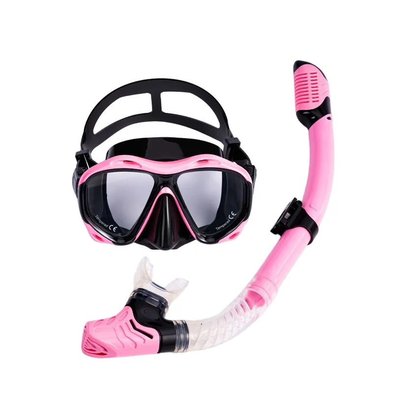 Aquatic Sports Snorkeling Equipment Complete Set Hd Diving Goggles Full Dry Snorkel Set Deep Sea Diving Swimming Aid Set