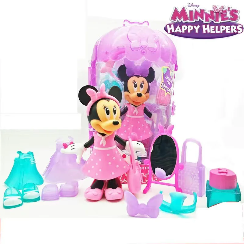 Bé Gái Disney Minnie Làm Đẹp Túi Xách Trang Trò Chơi Đồ Chơi Bộ Đồ Chơi Trang Điểm Làm Đẹp Hộp Quà Tặng