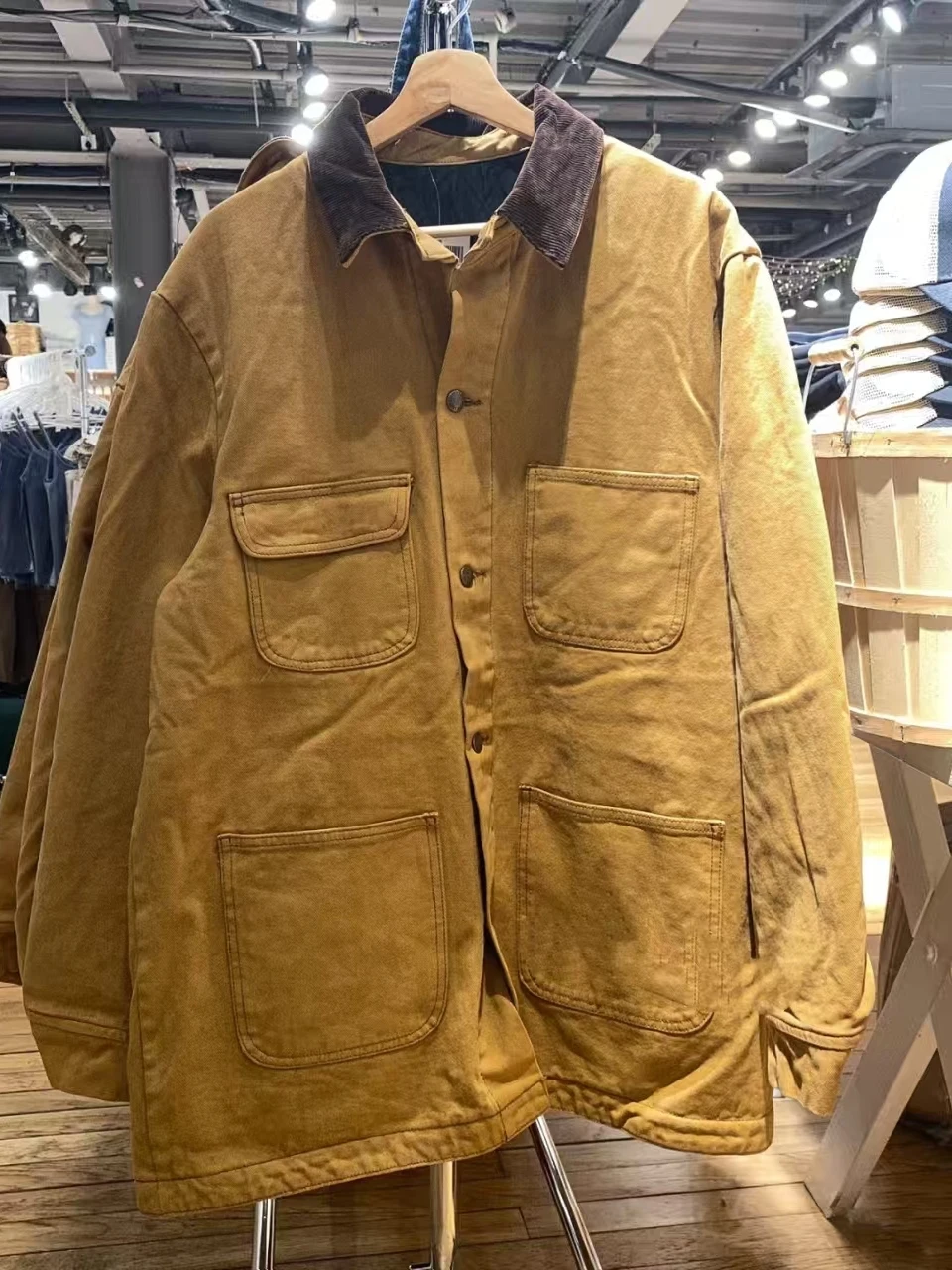 

Джинсовая куртка Brandygirl American Style с длинными рукавами и воротником, утепленная, из хлопка, винтажная, для повседневной носки