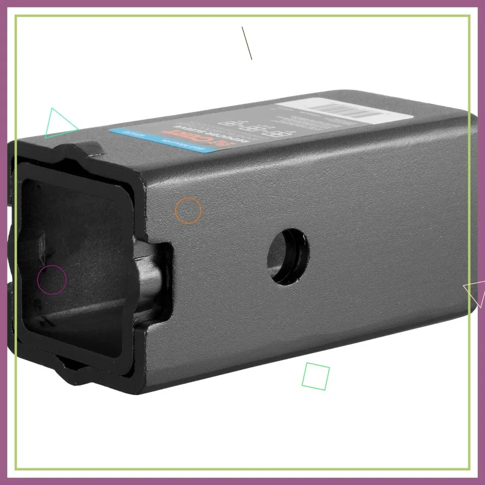 

Набор переходных рукавов приемника сцепного устройства прицепа, от 3 до 2-1/2 или 2 дюйма, черный — простота установки для буксировки