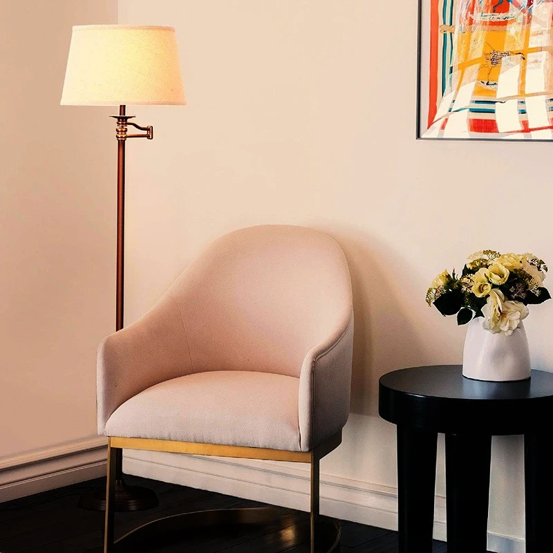Wind floor lamp, living room sofa lamp, warm study lamp, hotel lamp can be supplied across borders