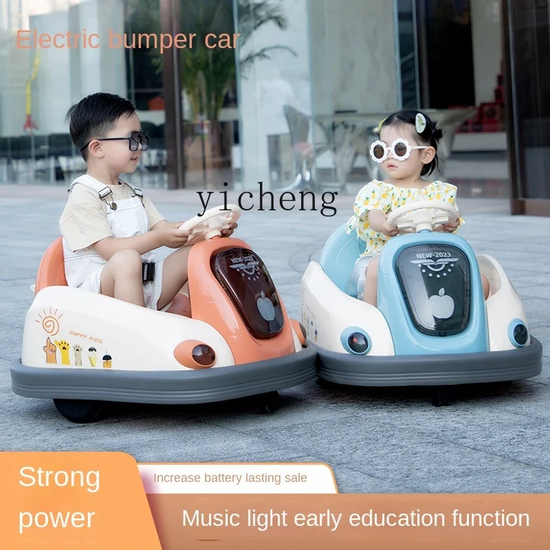 XL Electric Bumper Car Child Baby Toy Car with Remote Control Rechargeable Stroller