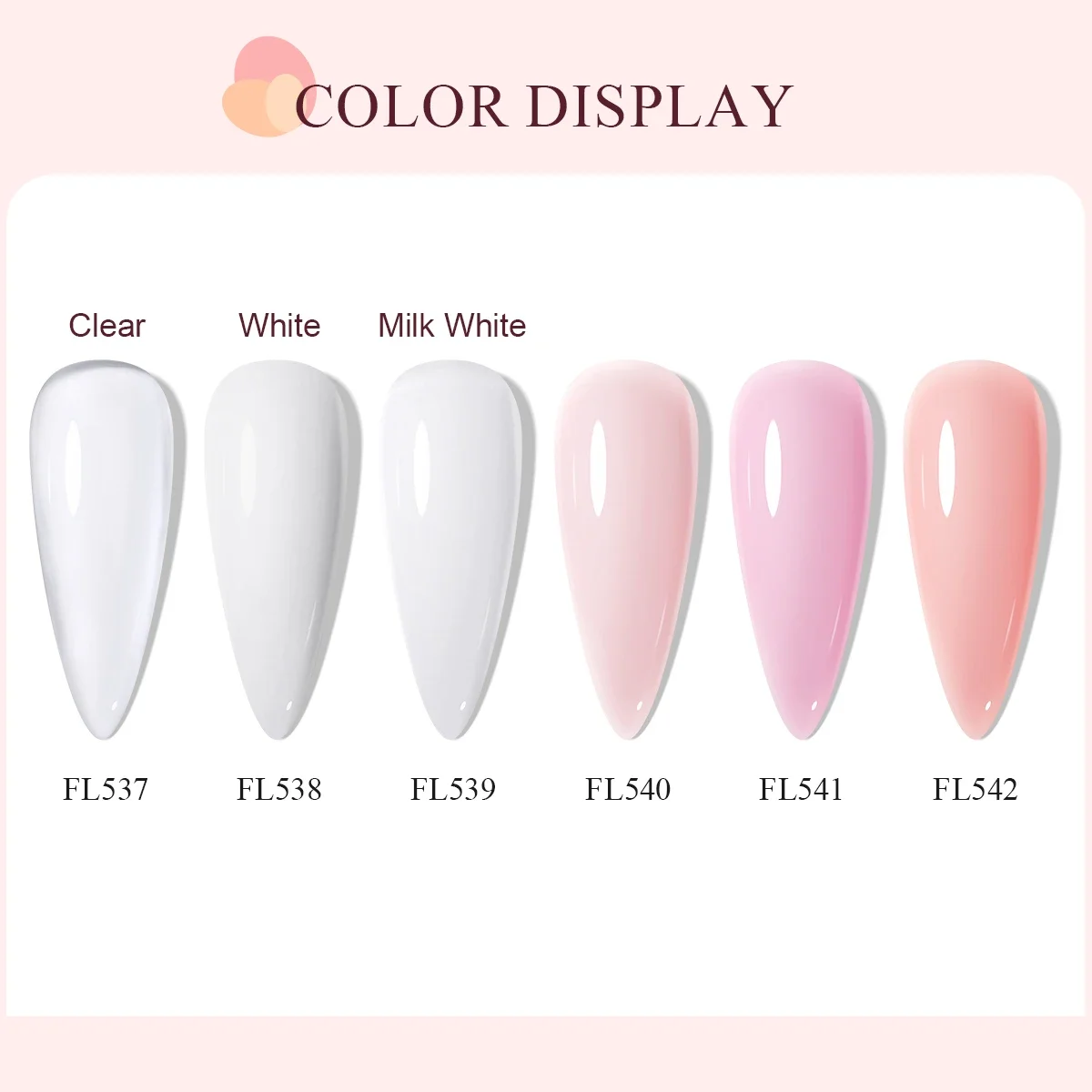 أربعة زنبق 20 مللي منشئ جيل للأظافر الأبيض عارية الوردي وصلات لإطالة الأظافر هلام متعدد الوظائف مسمار الفن هلام البولندية نقع قبالة UV لصالون DIY بها بنفسك