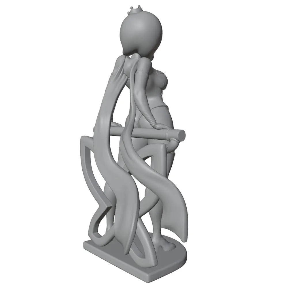 Miniatura de resina 75mm – Figura de reina paracoleccionismo y JDR - imagen 3