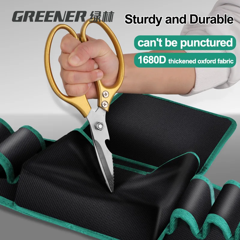 GREENERY – sac de rangement multifonctionnel pour ceinture d'outils d'électricien, Portable, étanche, robuste, organisateur d'outils matériels pour les réparations