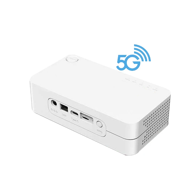 5G SA NSA Esim&SIM Modem, Home Wireless Broadband,4400mAh Portable WiFi Hotspot,Indoor Wi-Fi CPE,Mobile WiFi6 AX1800 Router