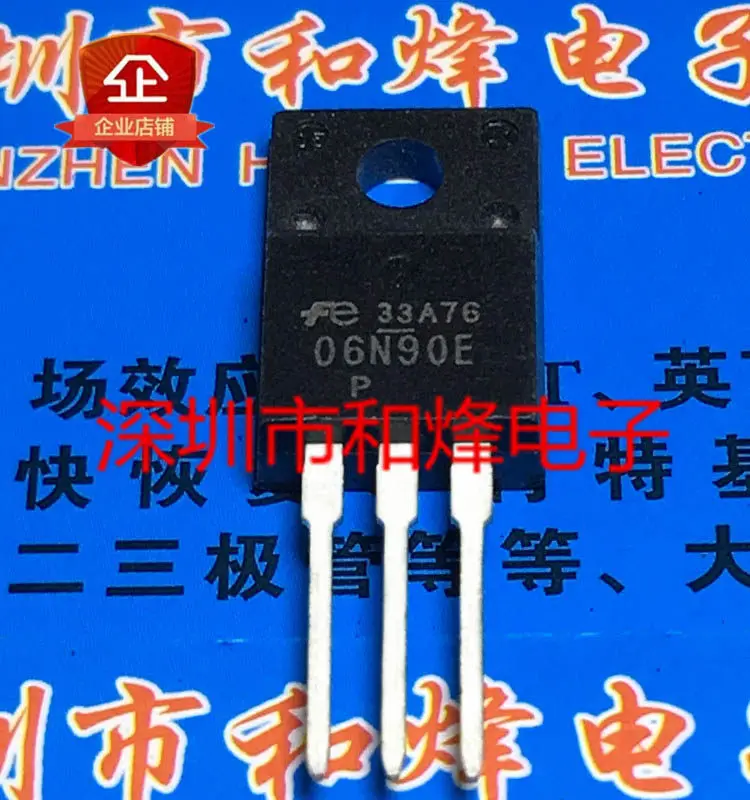 

10 шт./лот 06N90E FMV06N90E TO-220F 900 В 6 А