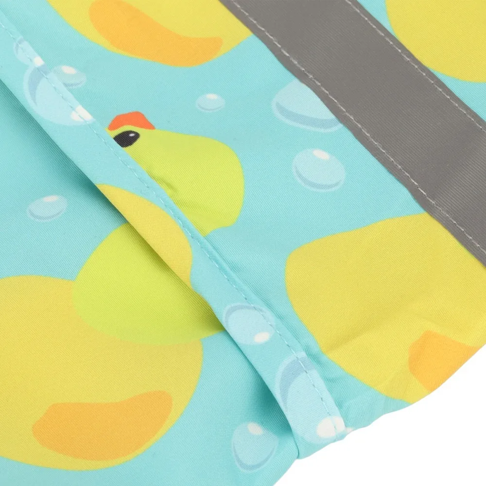 Water Proof Pet Raincoat Bright Yellow Light Weight Dog Bath Duck Rainwear Adjustable Fit Cute Duck Rain Outfit