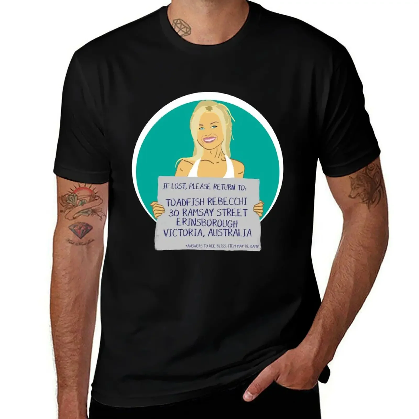 Neighbours: Dee Bliss T-Shirt anime stuff quick-drying graphic tee shirt mens t shirts