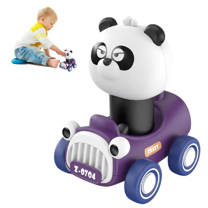 

Pull Back Vehicle Toys Cartoon Animal Educational Toys Adorable Funny Creative Pull Back Press & Go Vehicle Interactive Toys