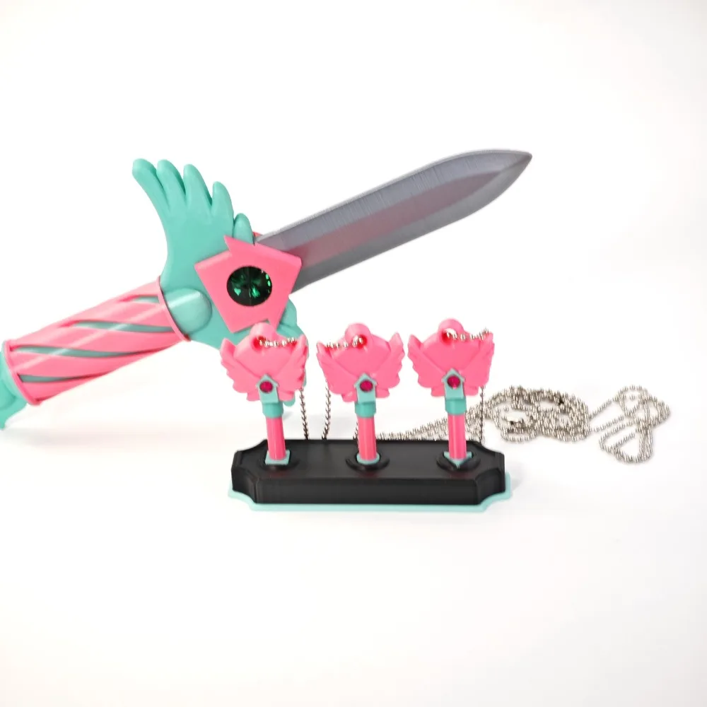 

4 шт., корейский игровой реквизит для косплея, ТВ-сезон, 3 кинжала, нож-ключ, ожерелье, опасные игры, аксессуары для костюмов в хованке